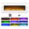 Hastings Home Electric Fireplace, Wall Mounted Color Changing LED Flame, NO HEAT, with Multiple Decorative Options 981685VZO - alternate 1